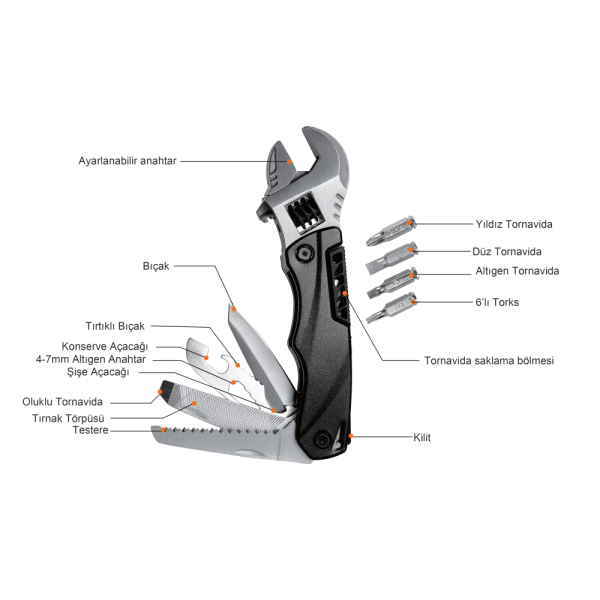 54117 7 Fonksiyonlu Çakı