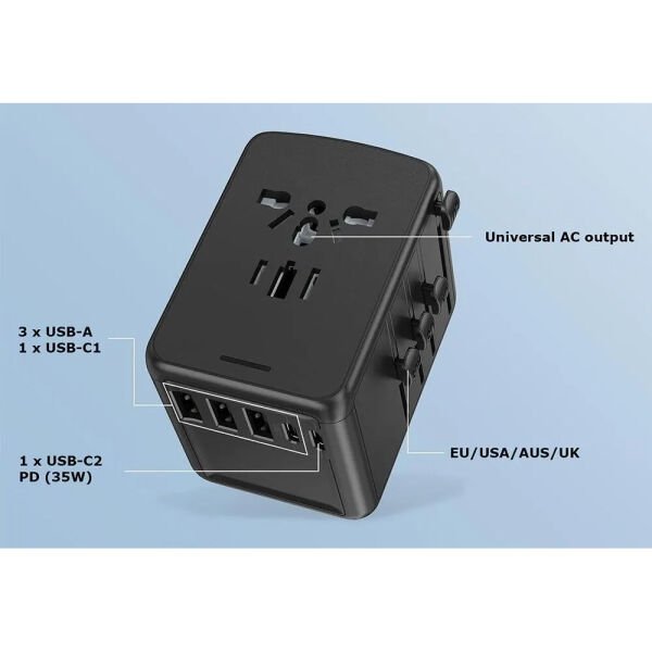 32310 Priz Dönüştürücü Seyahat Adaptörü