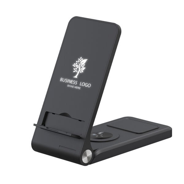 3'Ü 1 Arada  Katlanabilir Kablosuz Şarj