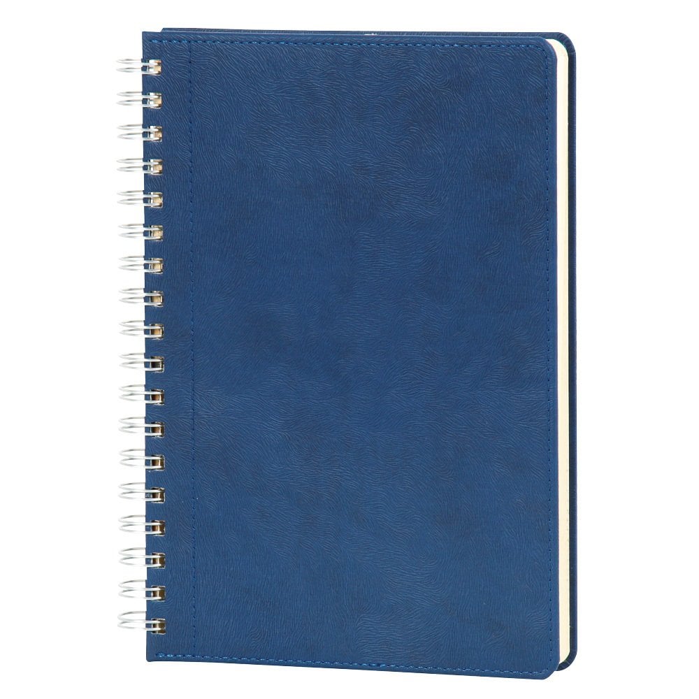 17 x 24 Bağcılar Spiralli Tarihsiz Ajanda Lacivert