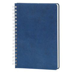 17 x 24 Bağcılar Spiralli Tarihsiz Ajanda Lacivert