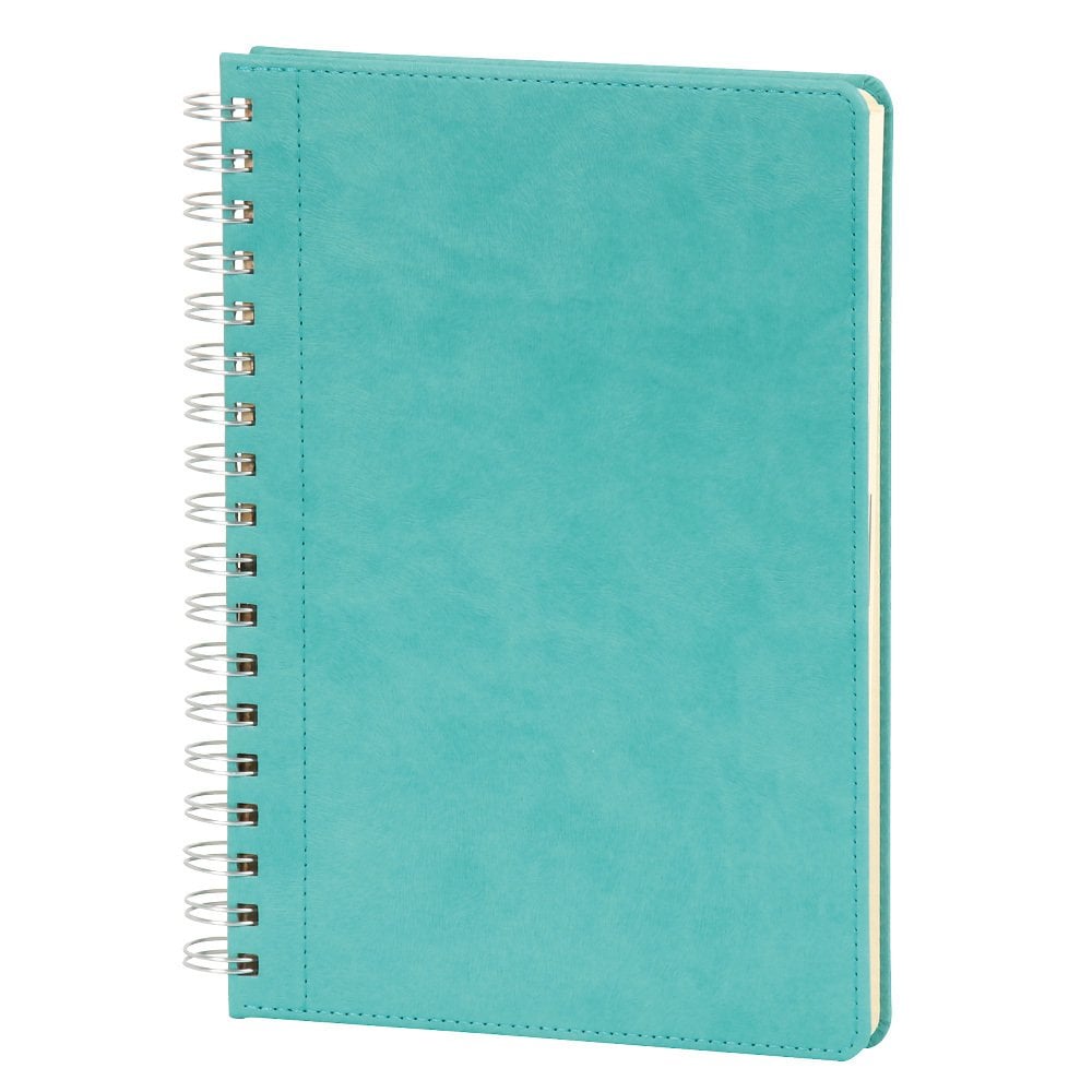 17 x 24 Bağcılar Spiralli Tarihsiz Ajanda Turkuaz Yeşil