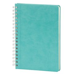 17 x 24 Bağcılar Spiralli Tarihsiz Ajanda Turkuaz Yeşil