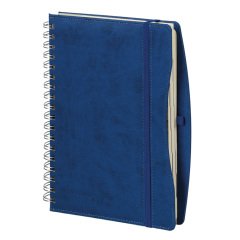 17 x 24 Moda Spiralli Günlük Ajanda Lacivert
