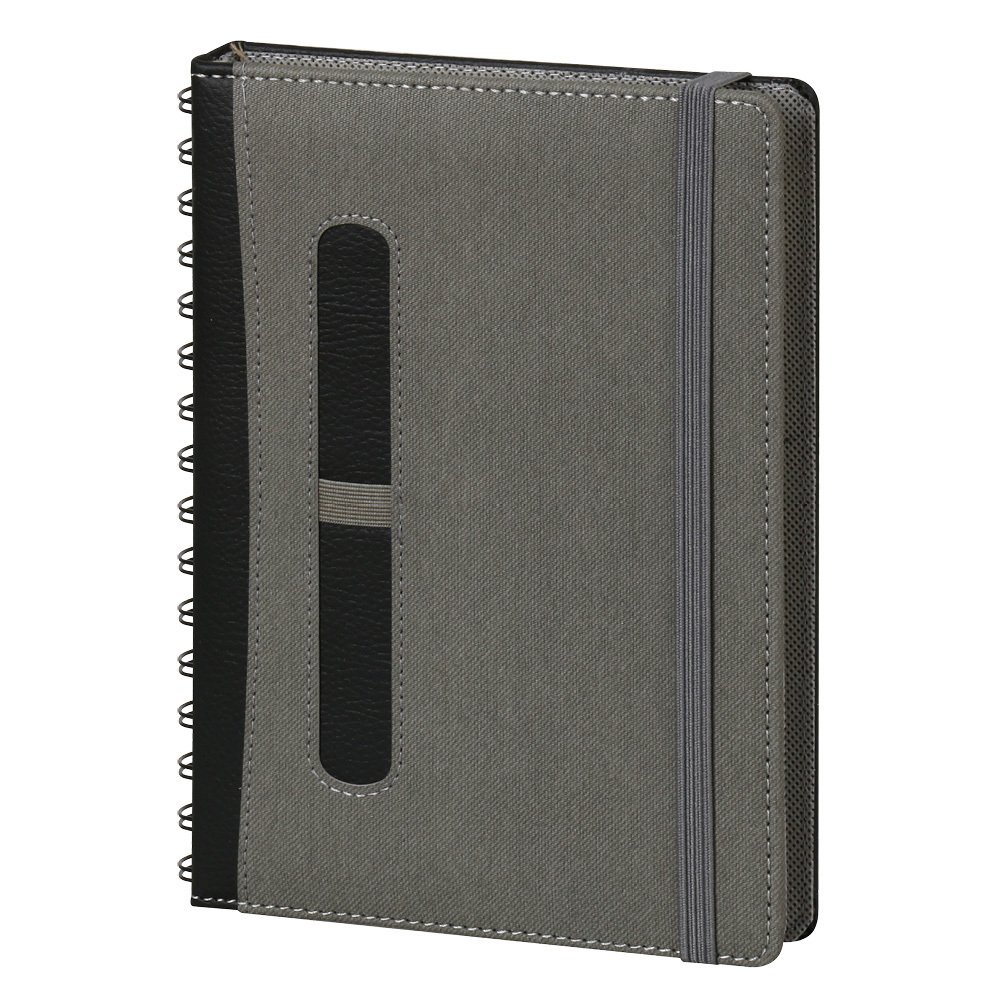 16,5 x 22 Göztepe Spiralli Günlük Ajanda Gri