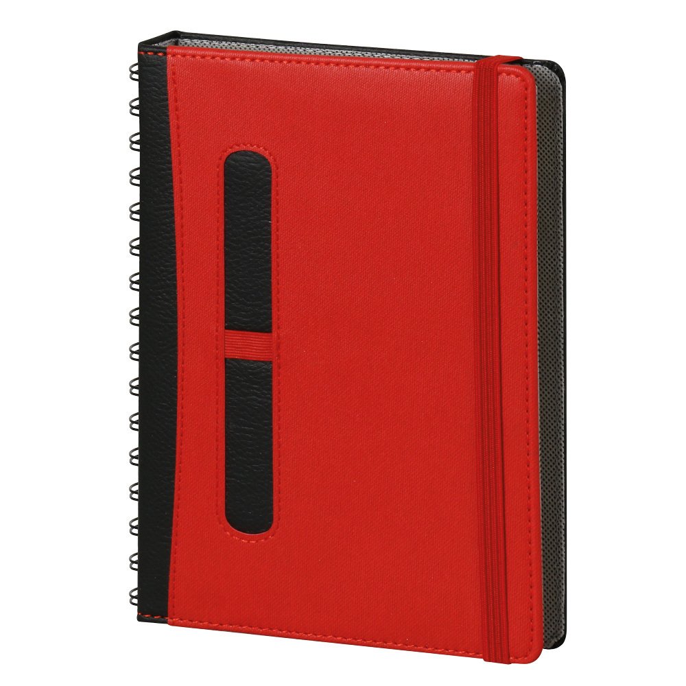 16,5 x 22 Göztepe Spiralli Günlük Ajanda Kırmızı