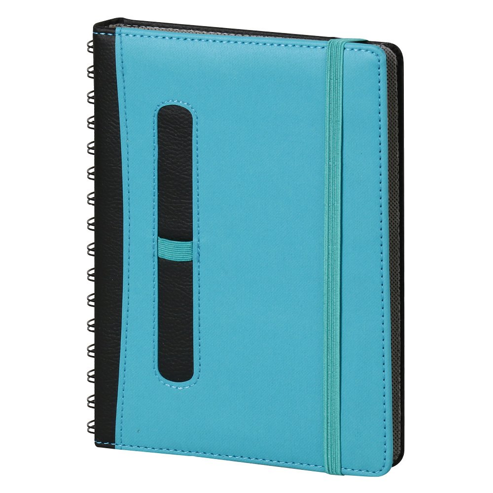 16,5 x 22 Göztepe Spiralli Günlük Ajanda Turkuaz Mavi