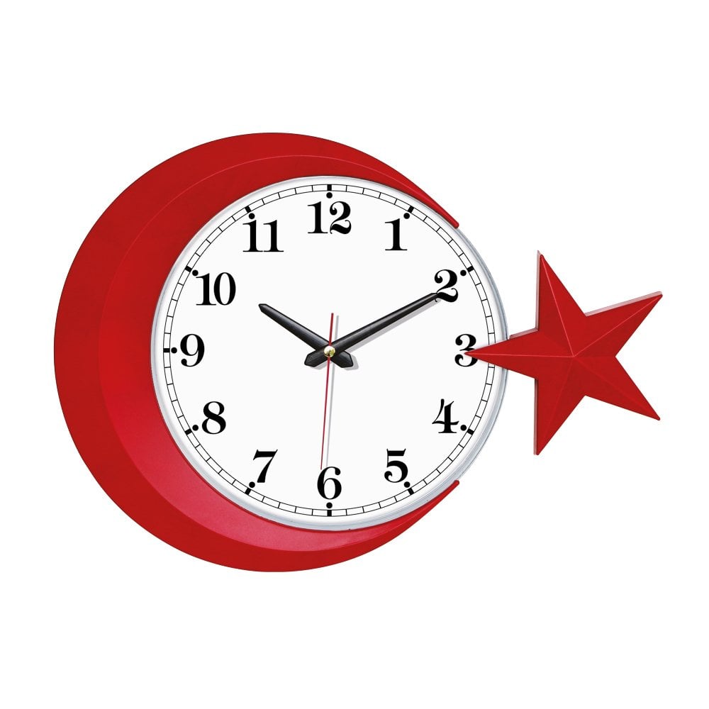 Ayyıldız Duvar Saati (43 Cm)