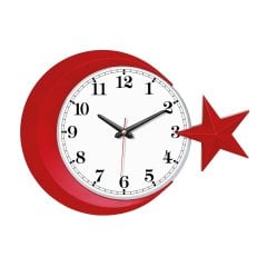 Ayyıldız Duvar Saati (43 Cm)