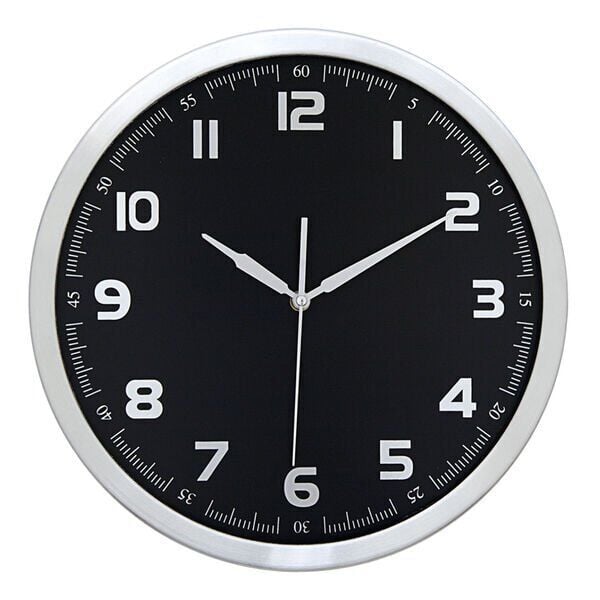 Bergama Alüminyum Duvar Saati (30 Cm)