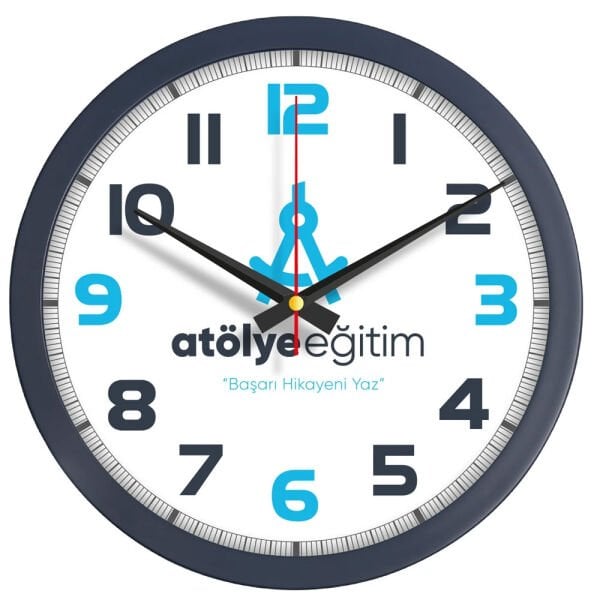 53334 Plastik Duvar Saati (35 cm)