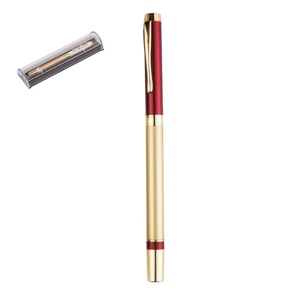 Rüzgar Metal Tekli Kalem Seti Kırmızı