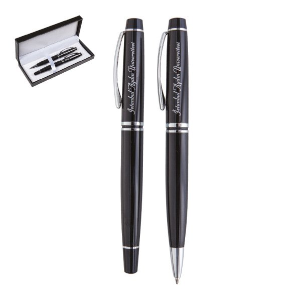 Elena Kalem Seti Siyah