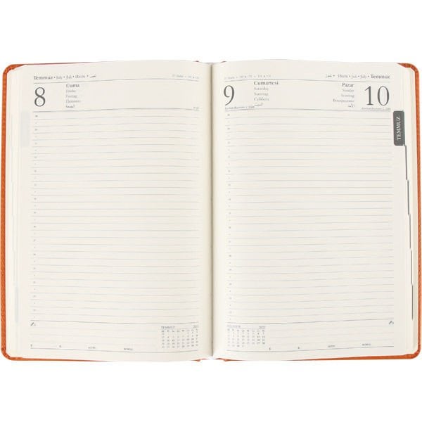 70180 17x24 Beykoz Tarihli Ajanda Lacivert