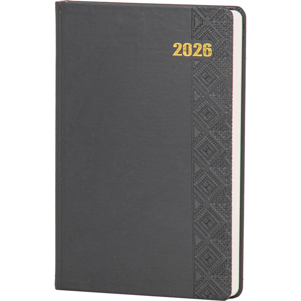 70575 16x24 Emirgan Tarihli Ajanda Siyah
