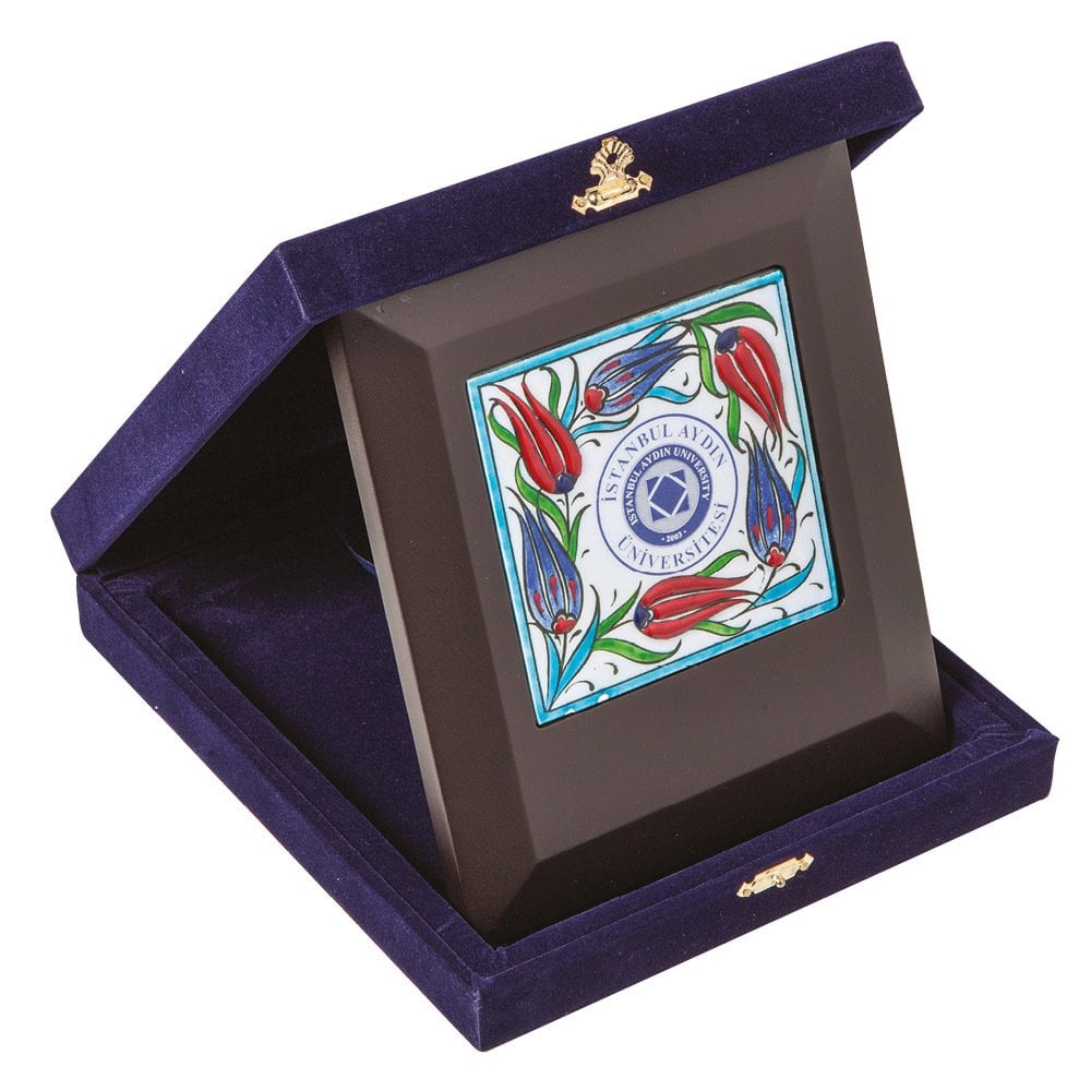 Çinili Ahşap Plaket