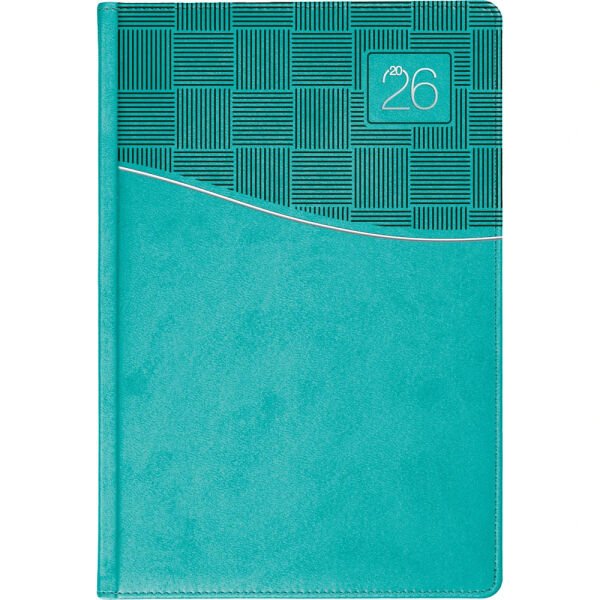 70217 16x24 Maltepe Günlük Ajanda Turkuaz Mavi