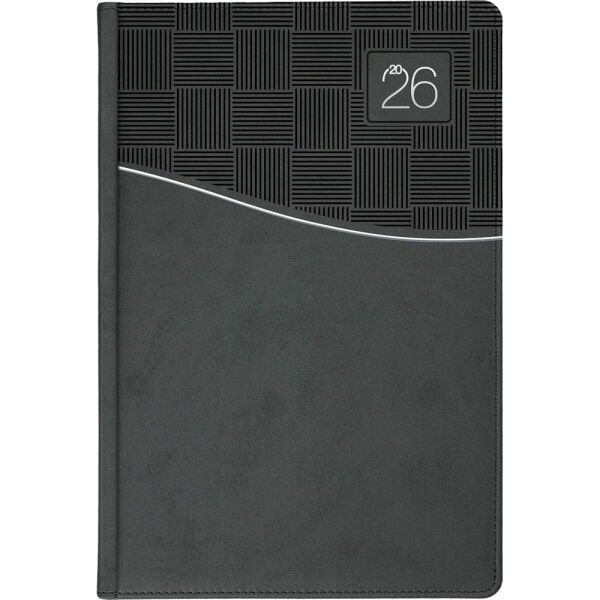 70217 16x24 Maltepe Günlük Ajanda Siyah