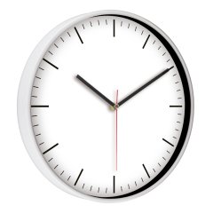 Rengarenk Duvar Saati (38 Cm) Beyaz