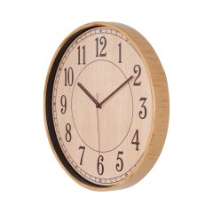 Rengarenk Duvar Saati (33 Cm) Ahşap