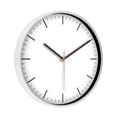 Rengarenk Duvar Saati (33 Cm) Beyaz