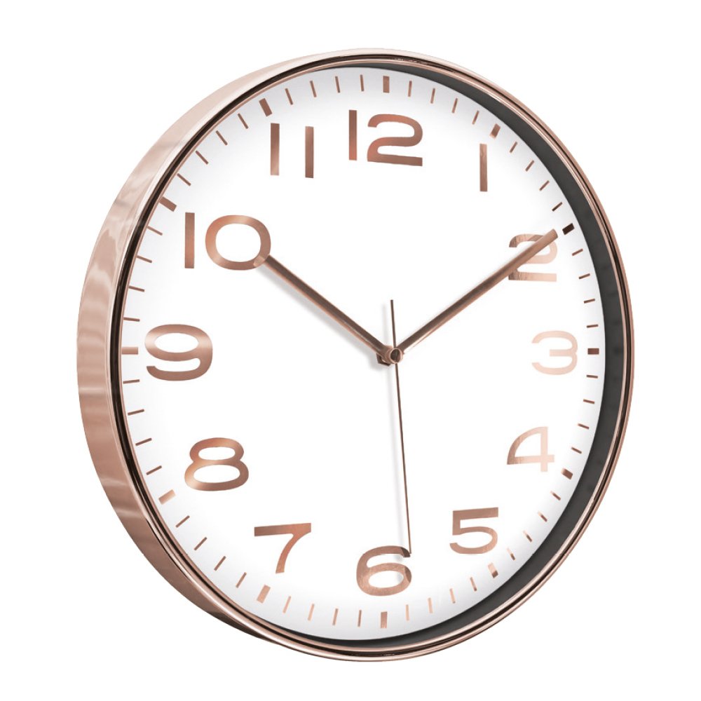 Askon Duvar Saati (38 Cm) Bakır