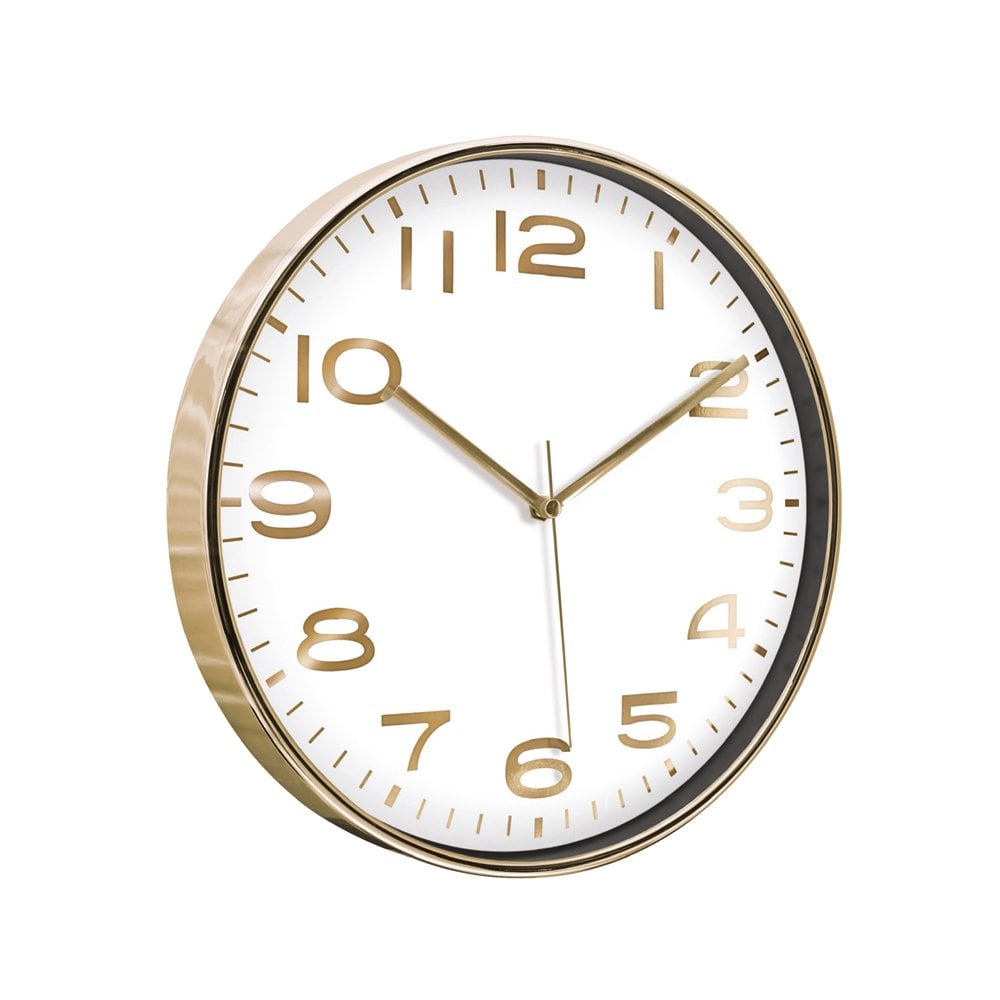 Aşiyan Duvar Saati (33 Cm) Altın