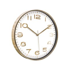 Aşiyan Duvar Saati (33 Cm) Altın