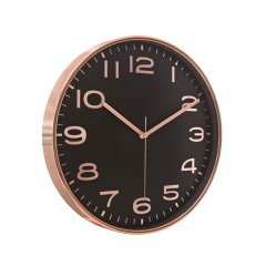 Aşiyan Duvar Saati (33 Cm) Bakır - Siyah