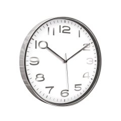 Aşiyan Duvar Saati (33 Cm) Gümüş
