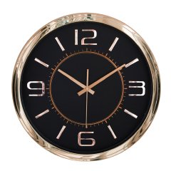 Çağın Duvar Saati (42 Cm) Bakır - Siyah