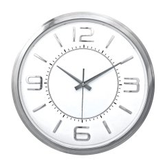 Çağın Duvar Saati (42 Cm) Gümüş