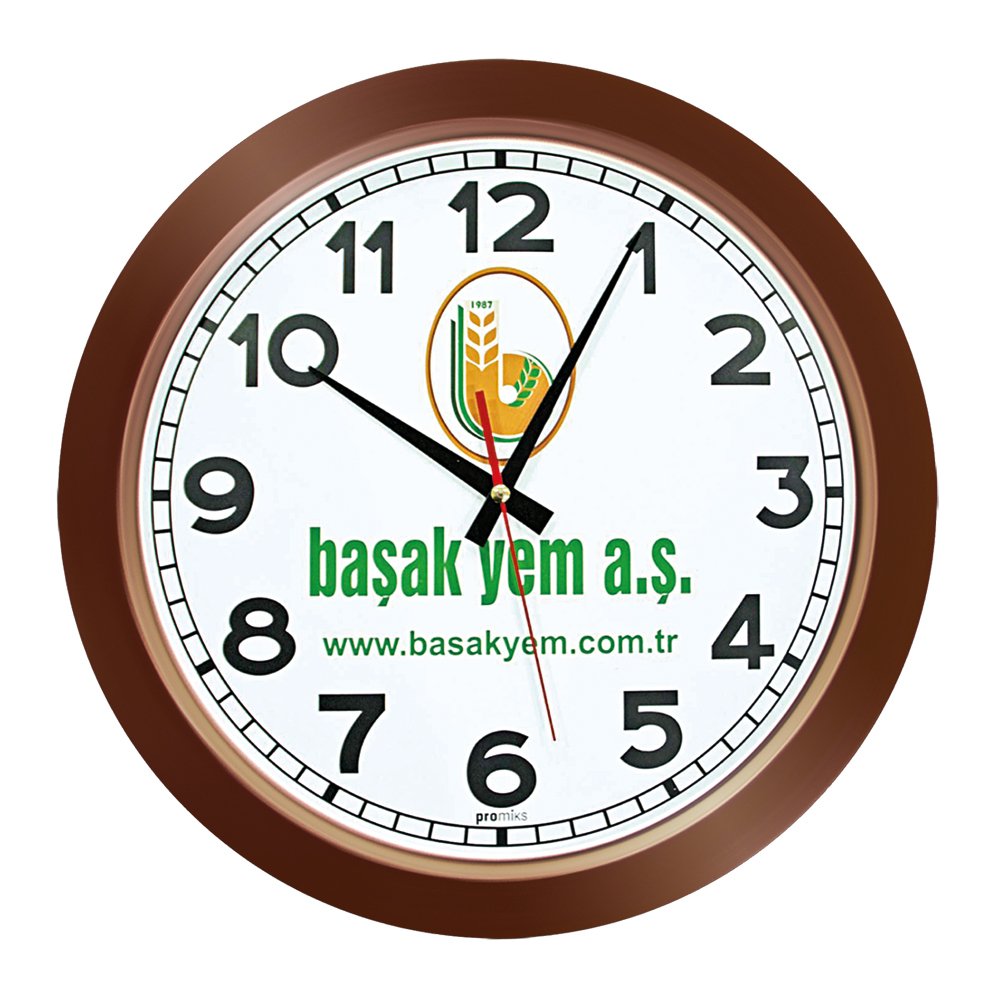 Galaksi Duvar Saati (38 Cm) Ahşap