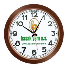 Galaksi Duvar Saati (38 Cm) Ahşap