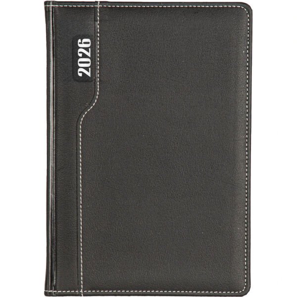 17x24 Üsküdar Günlük Tarihli Ajanda Siyah