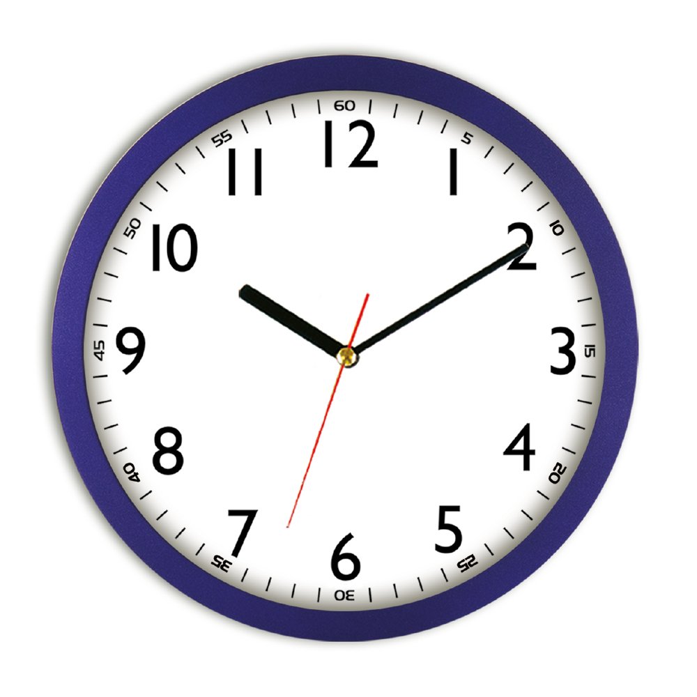 Orçun Duvar Saati (35 cm) Lacivert