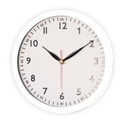 Sönmez Duvar Saati (25 cm) Beyaz