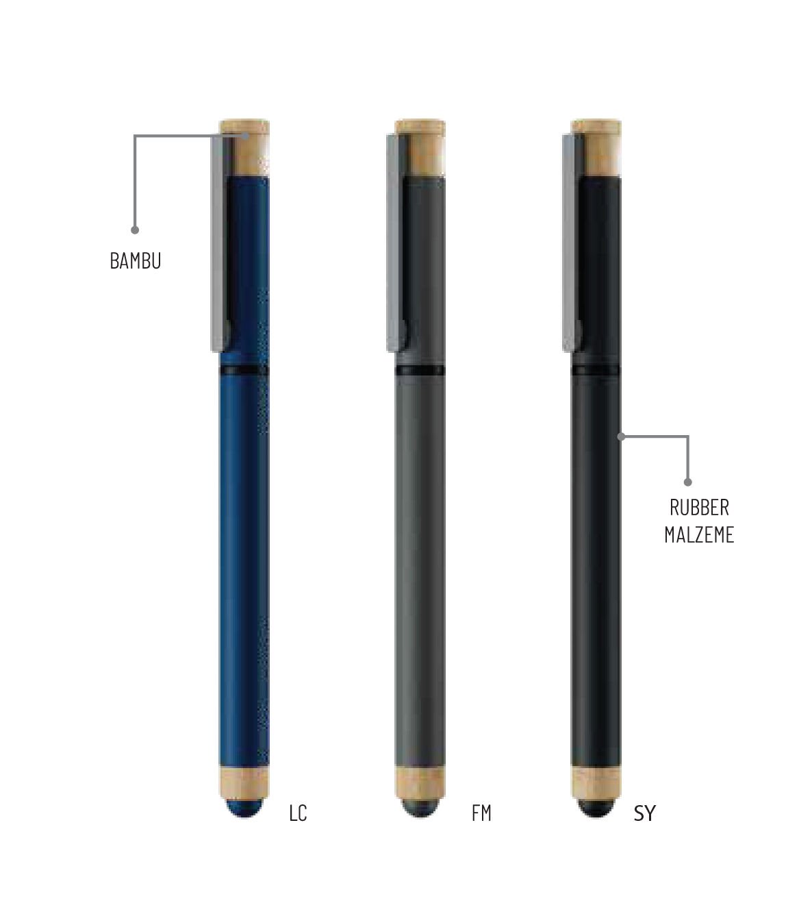 Bambu Rubber Roller Kalem