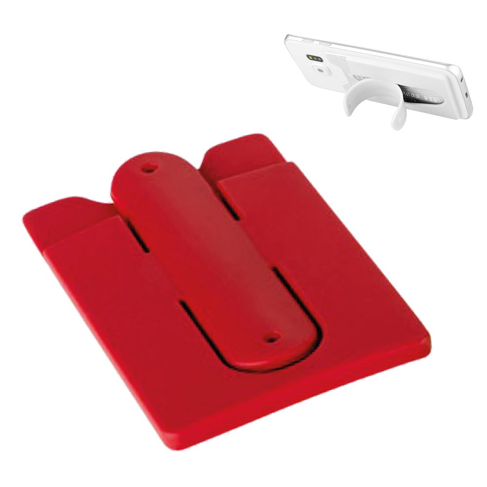 Silikon Telefon Tutucu Kırmızı