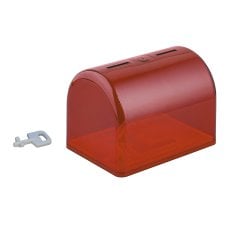 225-704 Şeffaf Kumbara Kırmızı