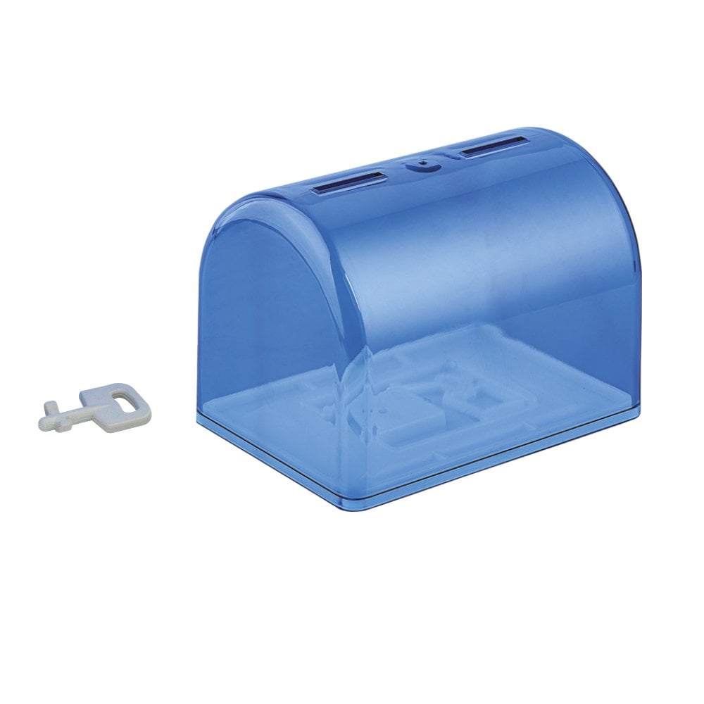 225-704 Şeffaf Kumbara Mavi