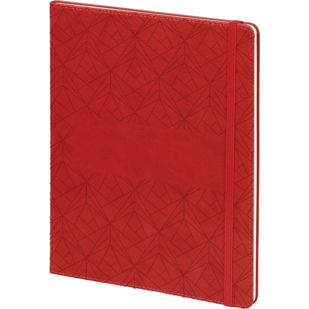Güngören Tarihsiz Ajanda Defter Kareli Kırmızı