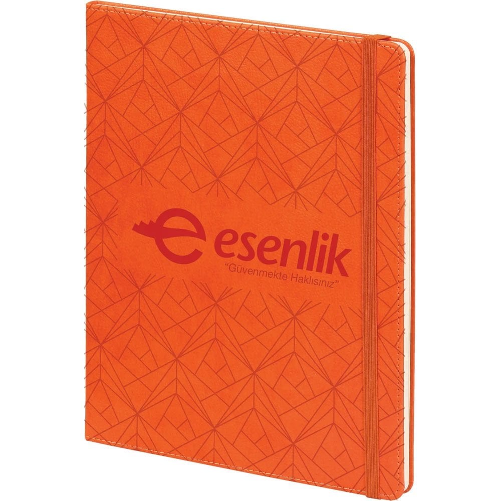 Güngören Tarihsiz Ajanda Defter Kareli Turuncu