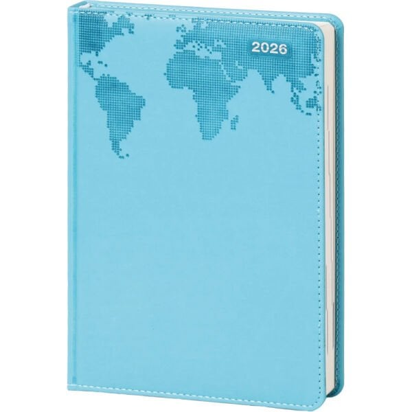 17x24 Kandilli Günlük Ajanda Turkuaz Mavi