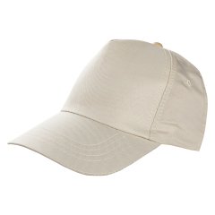 Parçalı Polyester Şapka Bej