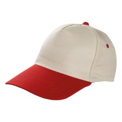 Parçalı Polyester Şapka Kırmızı