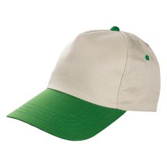 Parçalı Polyester Şapka Yeşil